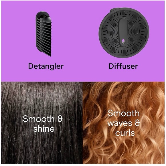 Conair InfinitiPRO DigitalAIRE Drying Wand in Navy & Gold - Picture 7 of 7